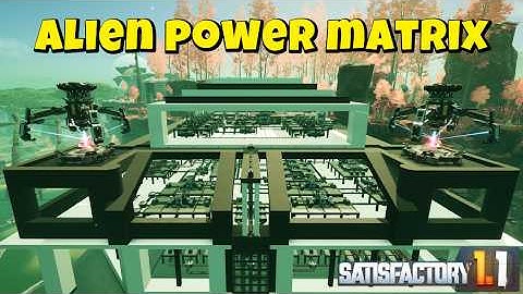 Automating Power Shards & Alien Power Matrix - New Satisfactory 1.1 Playthrough