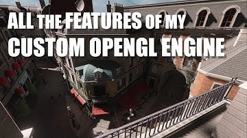 OpenGL engine - 2024 update showreel