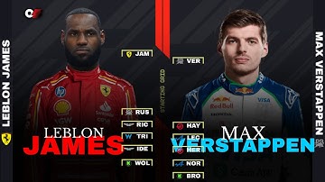 F1 Starting Grid BUT in PARALLEL UNIVERSE