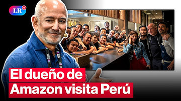 JEFF BEZOS EN LIMA: fundador de Amazon causa furor en Perú | #LR