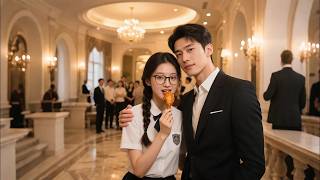 Shocking:CEO fall for with ugly girl who eats chicken legs—actually she’s stunning beauty