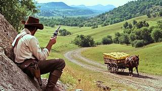 A tracker is assigned to find a missing wagon filled with gold coins | Old Western Movie