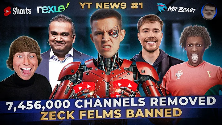 YouTube removed 7m channels, Zeck Felms banned | YT NEWS #1