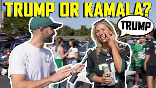 Asking Philadelphia Eagles Fans If They Support TRUMP or KAMALA