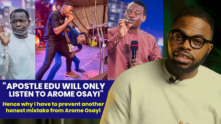 Arome Osayi ENCOURAGES Edu Udechukwu BUT MADE A MISTAKE | “Jesus has not understood”