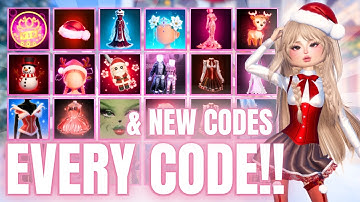 *NEW CODES!!* ALL WORKING CODES IN DRESS TO IMPRESS WINTER UPDATE *DECEMBER 2025*