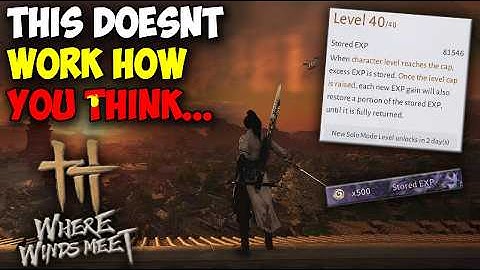 How stored experience REALLY works in Where Winds Meet!