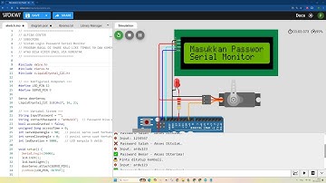 Sistem Password Login dan Keamanan Pintu dengan Serial Monitor #wokwi #arduino #project #serial #diy