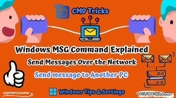 Network Administration Tip: Send Messages to Another PC Using Command Prompt