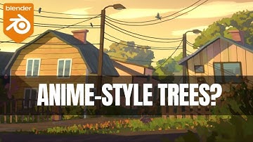 New Blender Addon For Creating Sylized Trees & Fooliage | Shapescape