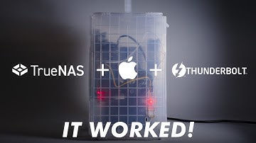 I Finally Built My Dream NAS! - TrueNAS, Thunderbolt, and Apple Combined