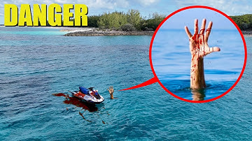 if you ever see a bloody jetski on the water, go back to land! (it