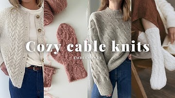 Cozy cable knits | 15 knitting patterns | Embeemakes