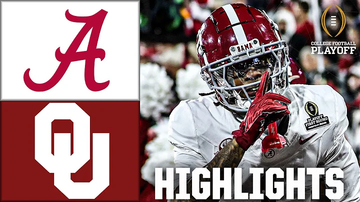CFP First Round: Alabama Crimson Tide vs. Oklahoma Sooners | Full Game Highlights | ESPN CFB