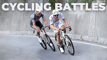 BEST CYCLING BATTLES | Compilation 2025 | Tadej Pogačar vs Mathieu van der Poel vs Wout Van Aert