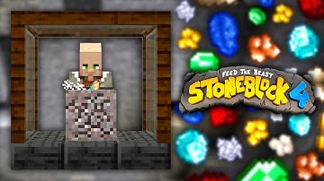 Minecraft StoneBlock 4 | EARLY GAME EASY RESOURCE GENERATION! #2 [Modded Questing Stoneblock]