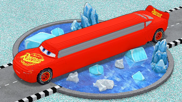 LONG CARS vs POTHOLES with ICE in Teardown