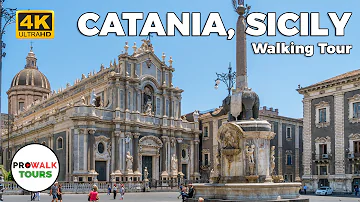 Catania, Italy Walking Tour - May 2024 - 4K60fps with Captions