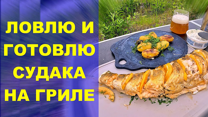 Судак на гриле прямо у озера! Ловля, Рецепт, Снасти и Приманки #судак