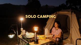Solo camping where I forget stuff as always, new Snow Peak IGT table
