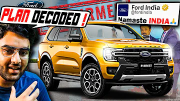 Ford's India Return Plans Confirmed with 6 New Cars !! | DECODED