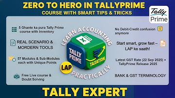 TallyPrime full Course 2025 in 5 Hours | Inventory +Latest GST Rates Sep 2025 | Beginner to Expert