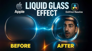 How to Create a Liquid Glass Effect in DaVinci Resolve Fusion (Step-by-Step Tutorial) Free preset
