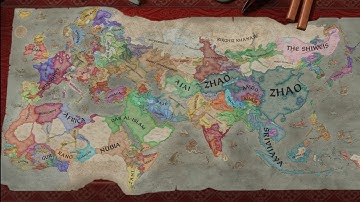 CK3 Timelapse but all Hegemonies exist at start