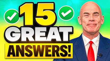 15 MOST IMPORTANT INTERVIEW QUESTIONS & TOP-SCORING ANSWERS!