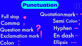 punctuation| how to use punctuation| English grammar|@EnglishwithLucy