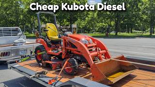 I Bought a Kubota Diesel Tractor Sight Unseen at the Auction