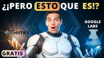 4 BOMBAZOS de GEMINI en GOOGLE LABS GRATIS ... Que DEBES PROBAR YA!