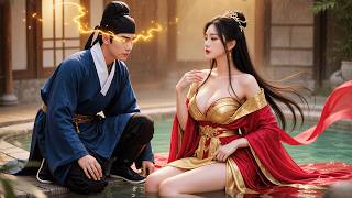 A poor guy became a eunuch serving the Empress in her bath, but she saw his manly 'symbol'!