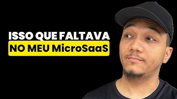 A feature que eu mais queria no meu MicroSaaS #9