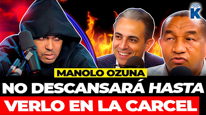 MANOLO OZUNA FIRM IN LAWSUIT AGAINST SANTIAGO MATIAS ALOFOKE?
