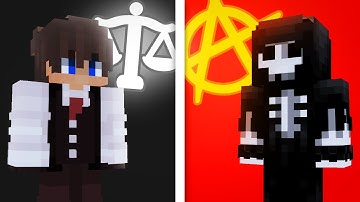 200 Player Simulate Law & Anarchy in Minecraft