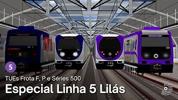 OpenBVE - ESPECIAL LINHA 5 LILÁS do METRÔ DE SÃO PAULO!