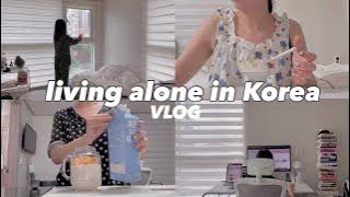 Living Alone in Korea | 6AM to 10PM typical office days VLOG | skincare routine, cooking, grwm