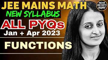 JEE 2025 FUNCTIONS | ALL PYQ