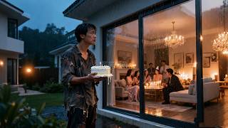 On birthday,he caught wife cheat on first love,divorced,become richest,she breaks in regret