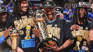 Oklahoma City Thunder Larry O’Brien NBA Championship Trophy Presentation 🏆