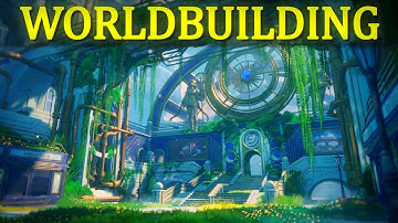 Een fantasietreinstation bouwen in 3D — Een wereldopbouwproject