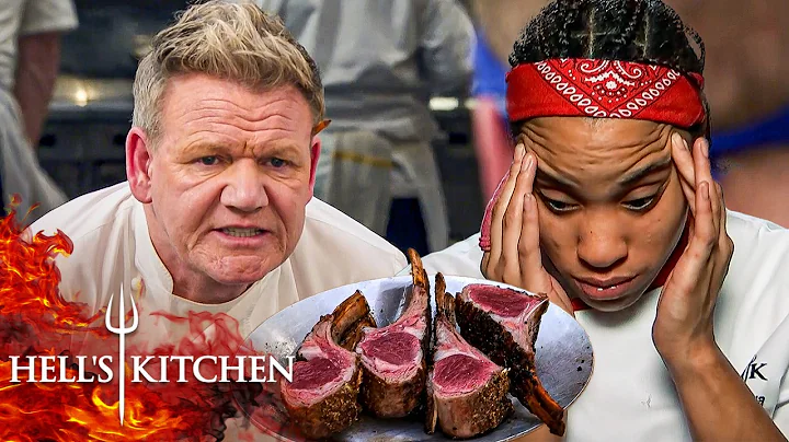 Chef Ramsay's Fuming over Raw Lamb & Wellingtons | Hell's Kitchen