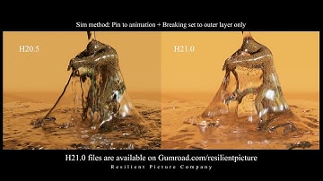 Houdini 20.5 vs 21.0 MPM Sand simulations rendered using Karma XPU - Project files