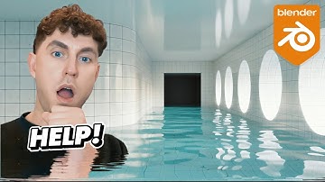 Blender Tutorial: How to Make a Backrooms Animation | Liminal Spaces & Pool Rooms