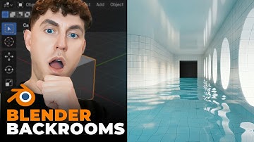 Blender Tutorial: How to Make a Backrooms Animation | Liminal Spaces & Pool Rooms
