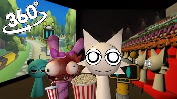 Incredibox Sprunki Watching a Movie! 360° VR