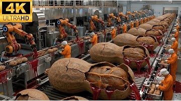 Modern Tamarind Factory: How Raw Pods Transform Into Delicious Milk Dessert (Full Process)