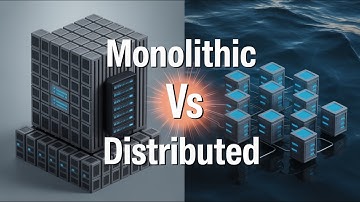 Difference between a Monolithic system and a Distributed system?