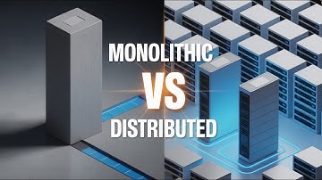 Difference between a Monolithic system and a Distributed system?